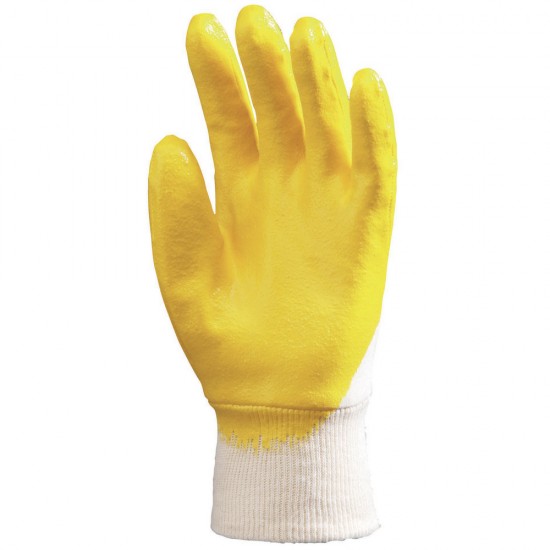 MANUSI DE PROTECTIE DIN NITRIL DE CULOARE GALBENA