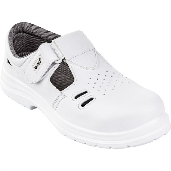 SANDALE DE PROTECTIE, DIN PIELE ALBA NATURALA, S1 SRC, BUBO 