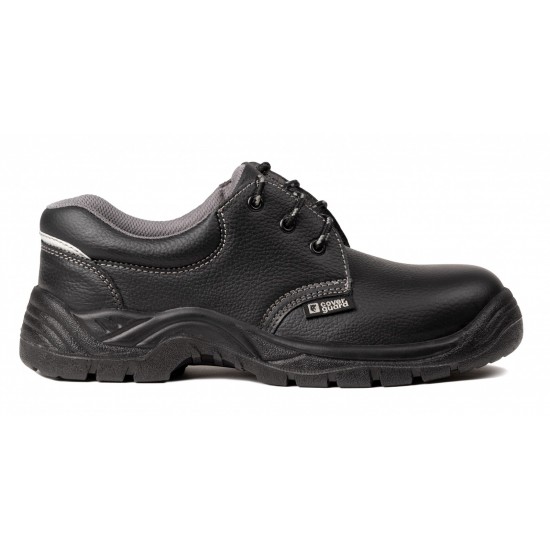 PANTOFI DIN PIELE, CU BOMBEU METALIC SI LAMELA ANTIPERFORATIE, S3 SRC II, AGATE