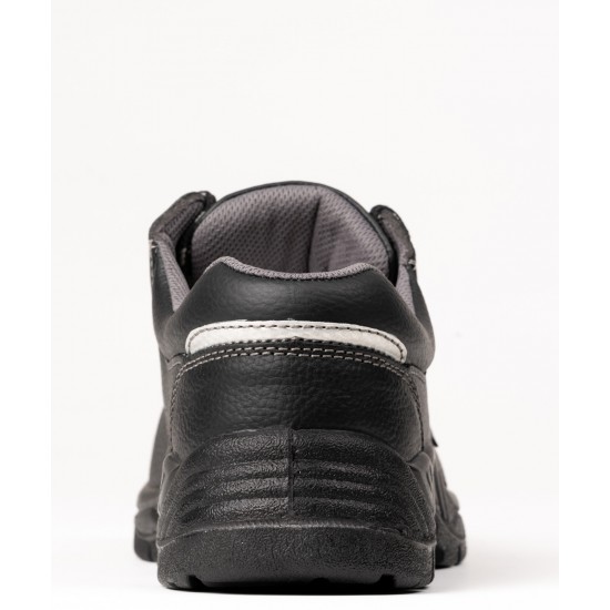 PANTOFI DIN PIELE, CU BOMBEU METALIC SI LAMELA ANTIPERFORATIE, S3 SRC II, AGATE