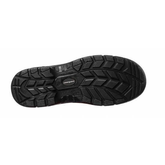 PANTOFI DIN PIELE, CU BOMBEU METALIC SI LAMELA ANTIPERFORATIE, S3 SRC II, AGATE