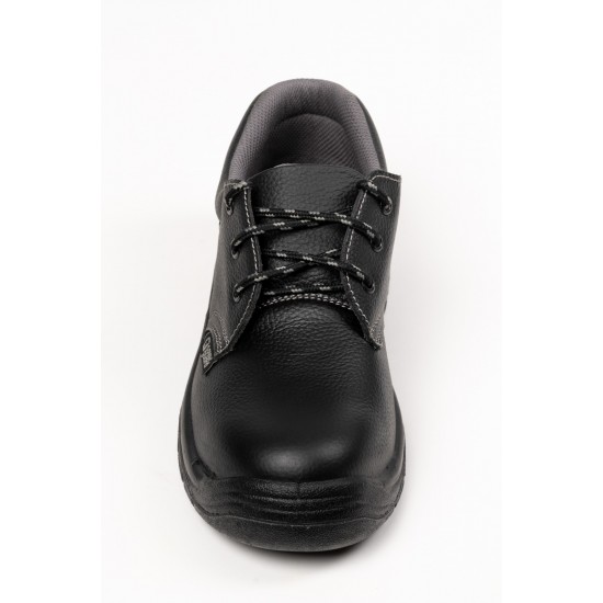 PANTOFI DIN PIELE, CU BOMBEU METALIC SI LAMELA ANTIPERFORATIE, S3 SRC II, AGATE