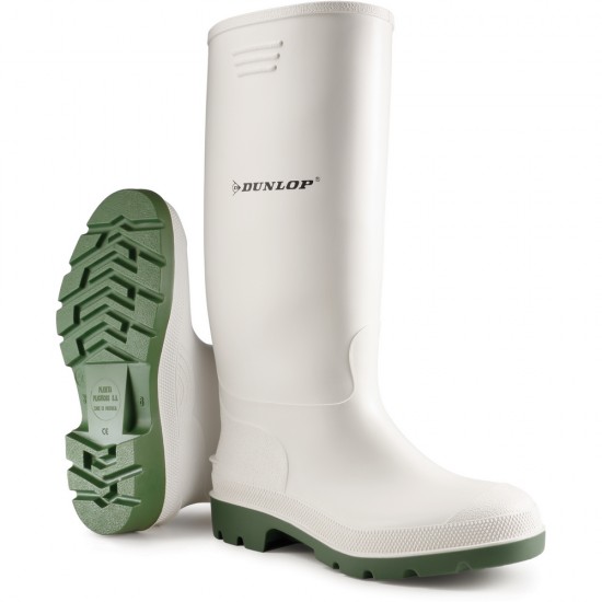 Cizme de cauciuc albe Dunlop® Pricemastor